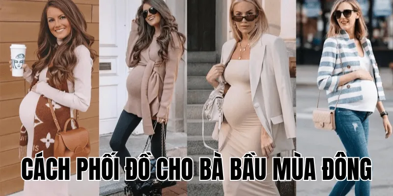 Cách Phối Đồ Cho Bà Bầu Mùa Đông