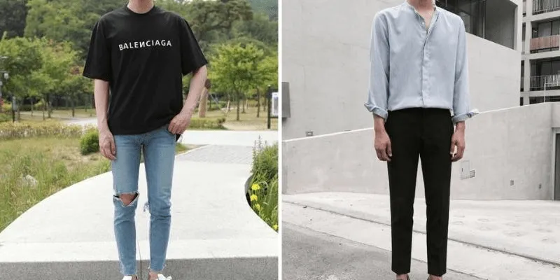 Outfit gợi ý cho nam gầy đen